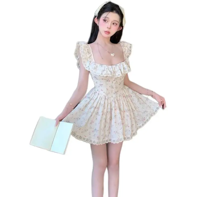 GOSO Sleeveless Dresses Women's Multicolor Dress-3