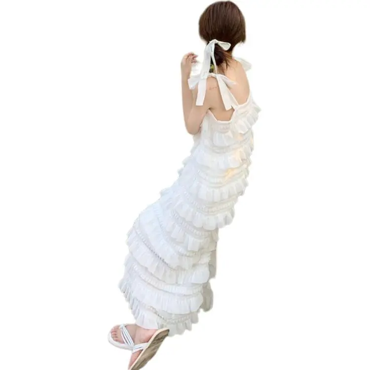 PLUSONEONE+ Slip Dresses Women's White-1