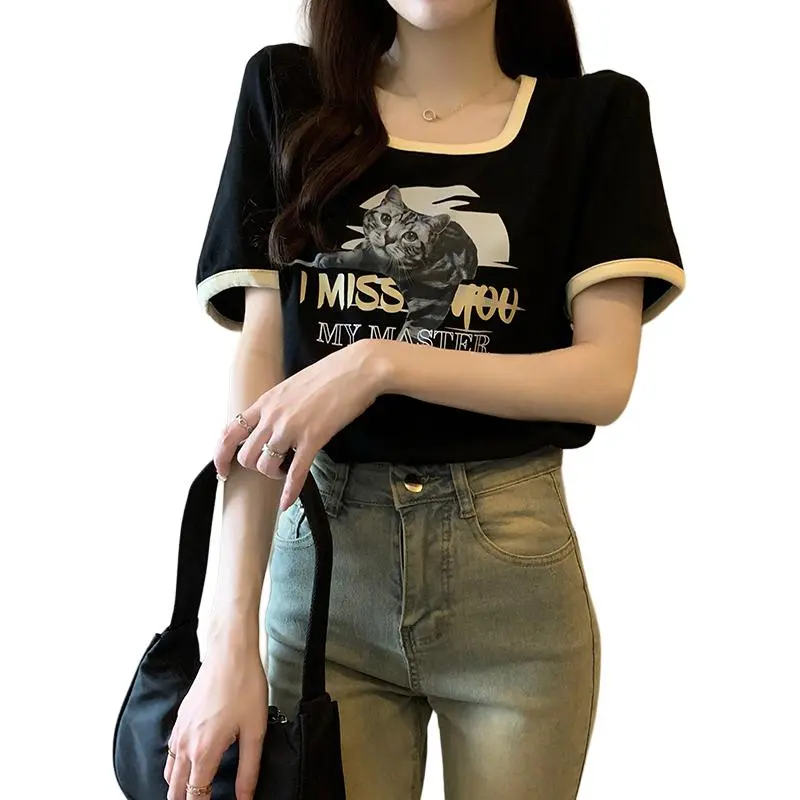 Mu Xiao Xin Raglan Sleeve T Shirt Women's-3