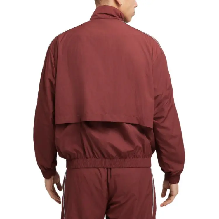 Nike SportswearSolo Swoosh Woven Track Jackets Coats Men's Dark Pony/White-1
