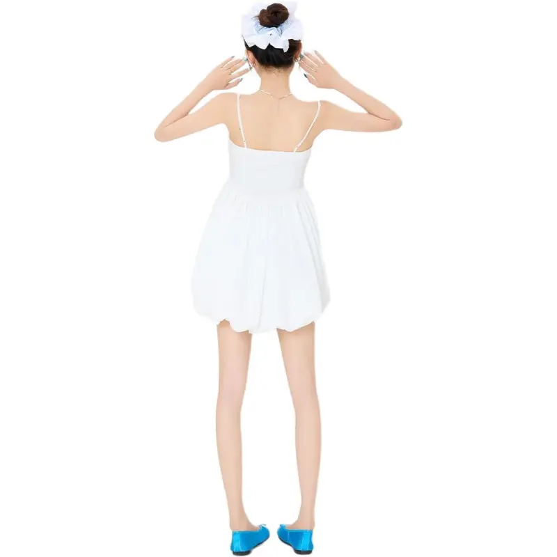 7 SEVFUN Slip Dresses Women's White-1