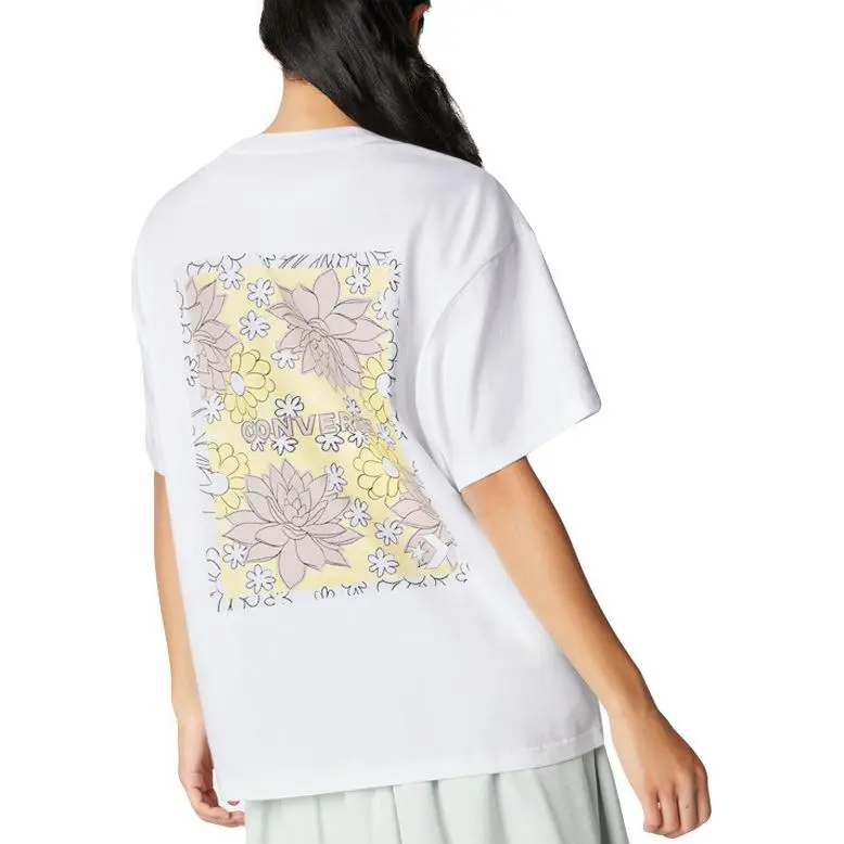 Converse DESERT T Shirt Women's White-1