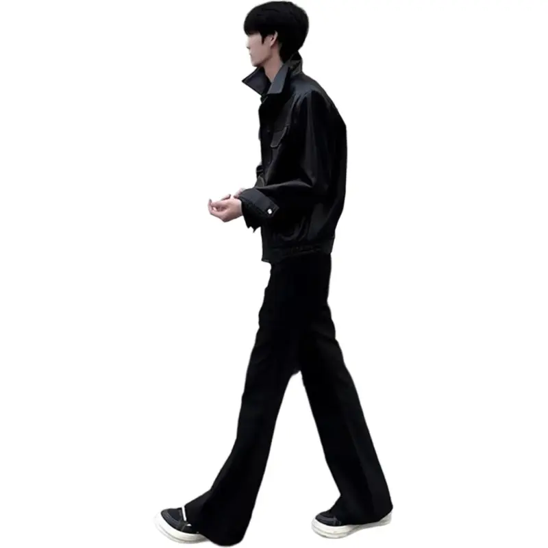 FALIAMS Suit Trousers Unisex Black-3