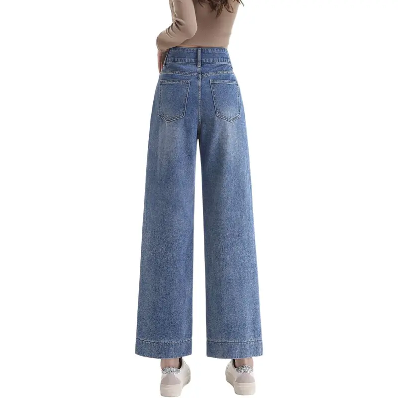 Weixi Jeans Women's Jade Sea Blue-3
