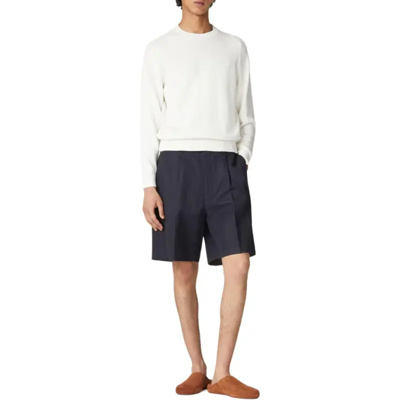 Loro Piana Casual Shorts Men's Marine Blue-2