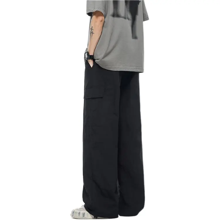 VERAF CA Casual Pants Unisex Solid Color-1