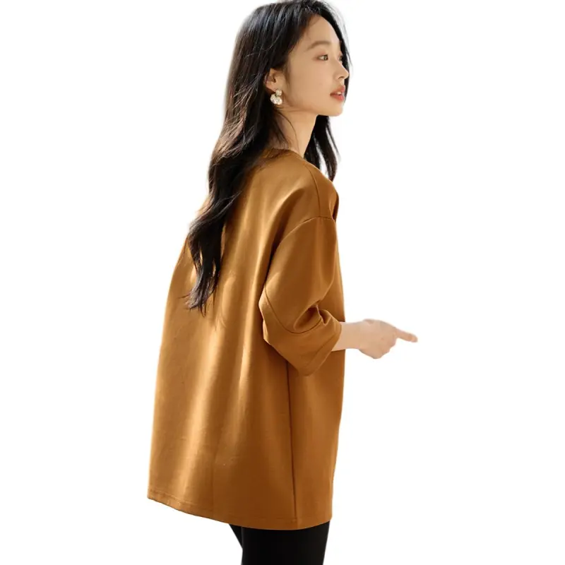 XWI Sweatshirt Women's Ginger Yellow-3