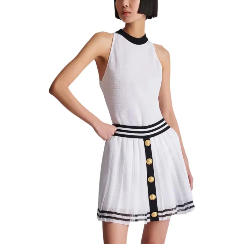 BALMAIN SS25 Jumpsuit Women's White-5
