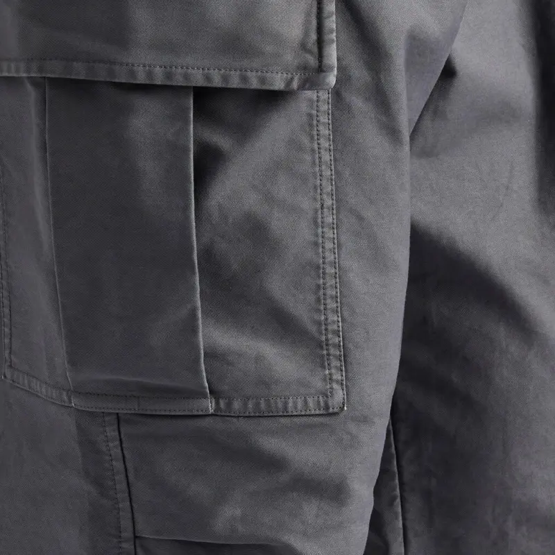PRADA Cargo Pants Men's Lead Gray-3
