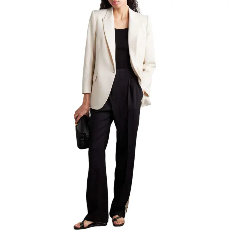 NILI LOTAN Business Suit Coat Women's White-2