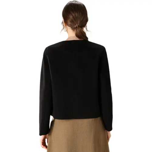 FENHONGMALI Jackets Coats Women's Black