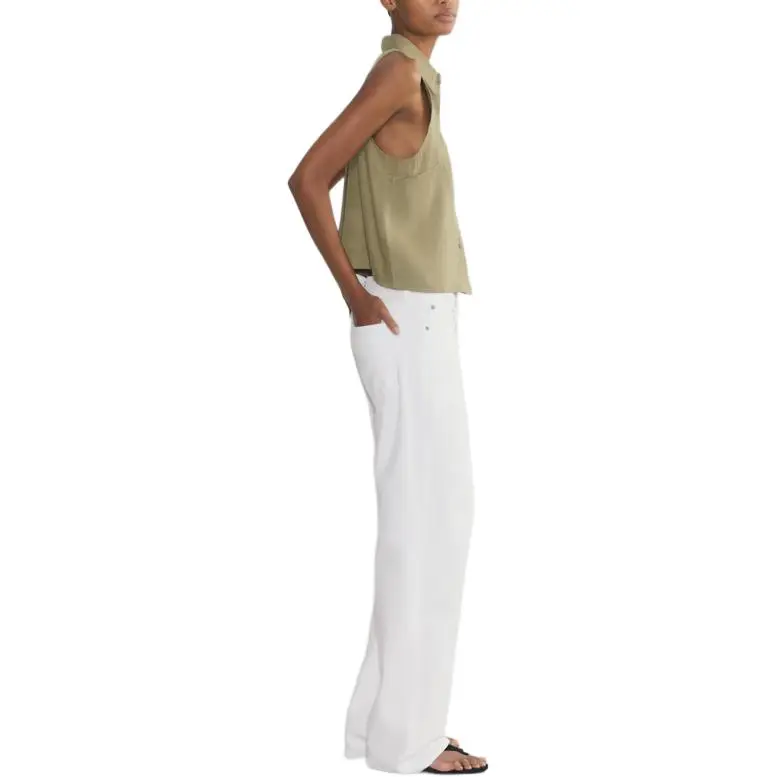 ARITZIA SS25 Babaton Protocol Linen Top Shirt Women's-4
