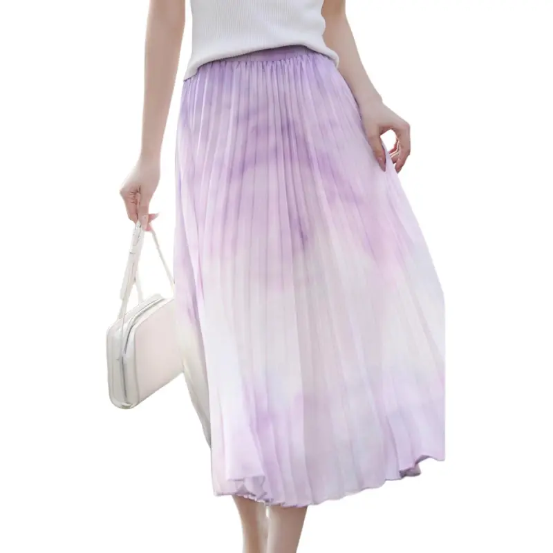 XWI Casual Long Skirt Women's Wisteria Purple-3