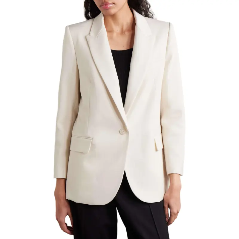 NILI LOTAN Business Suit Coat Women's White-1