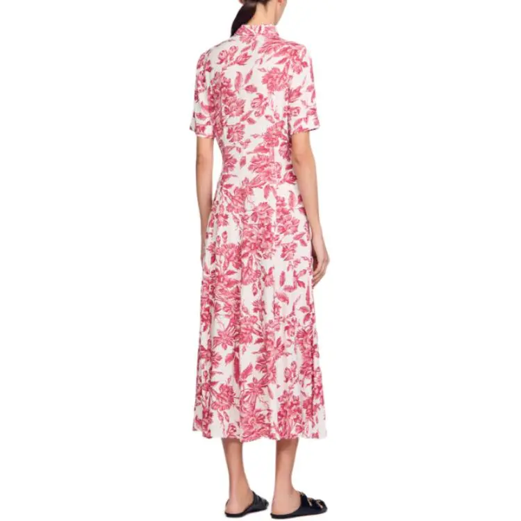 Sandro Floral print Midi Dress-2