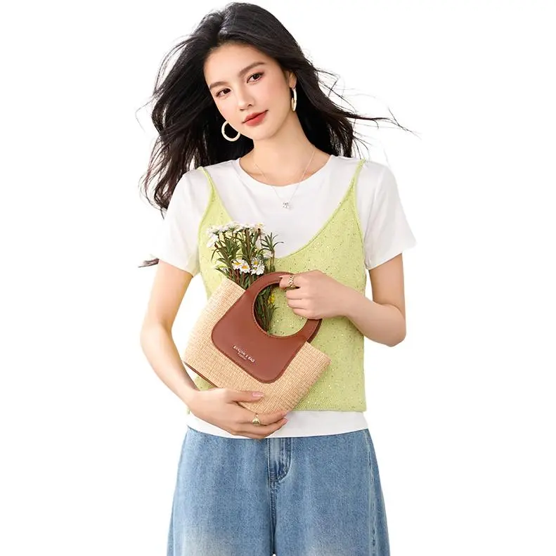 La Chapelle T-Shirts Women's Green-3