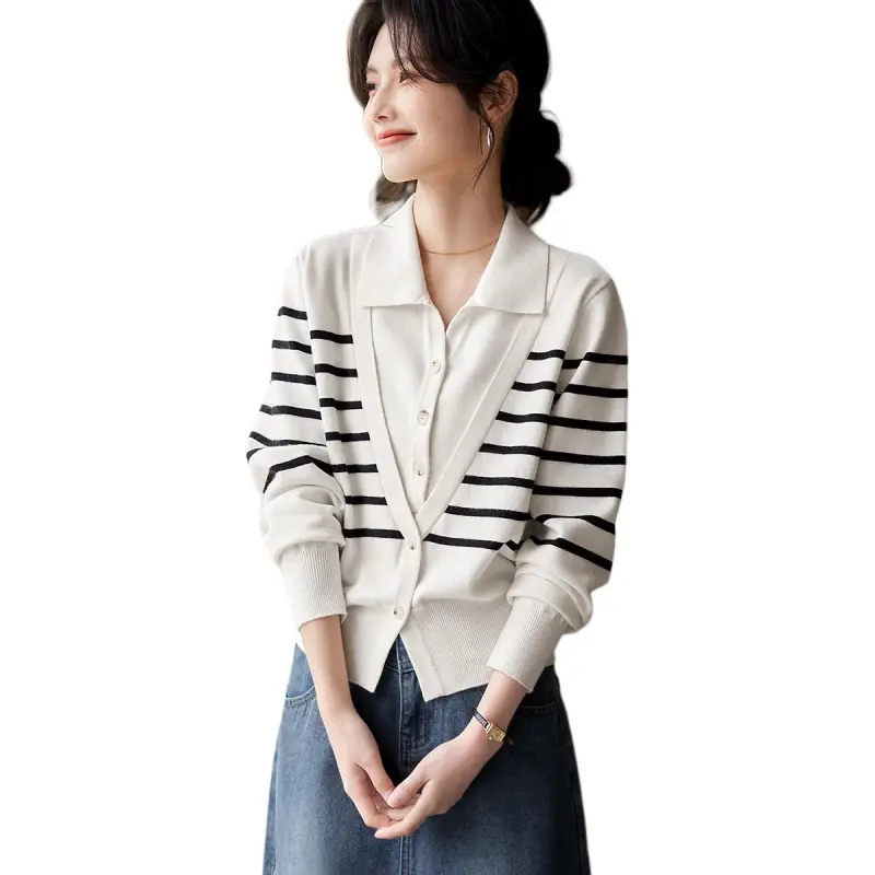 XWI Knitwear Women's Black White-4