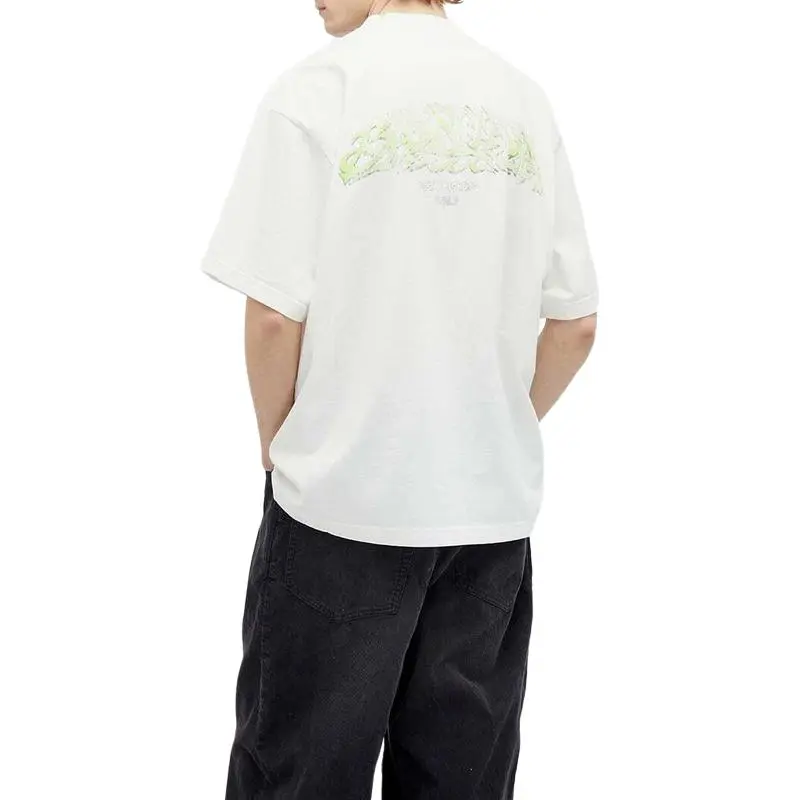Balenciaga Logo Printed Crewneck T-Shirt-3