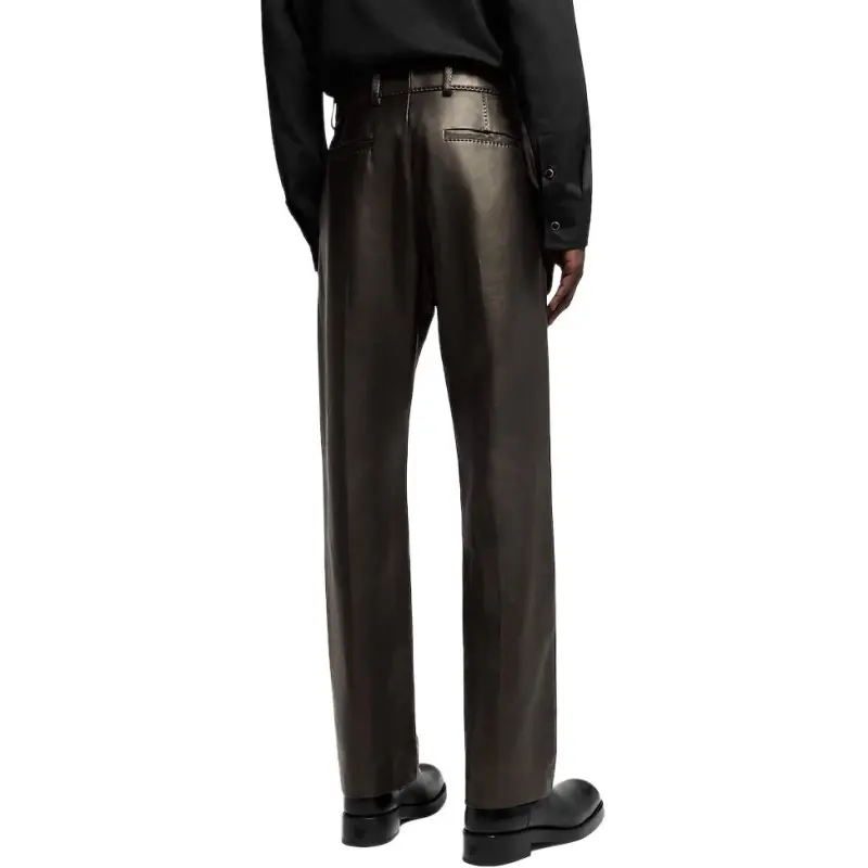 LOUIS VUITTON Leather Pants-2