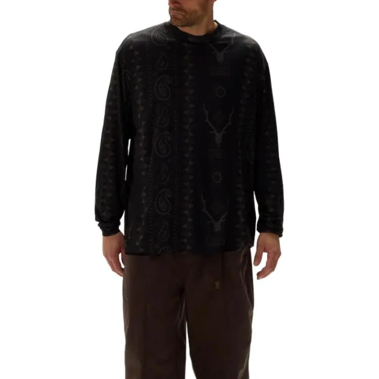 KITH X South2 West8 Columbia Paisley Stripe Terminal Tackle Long Sleeve-2