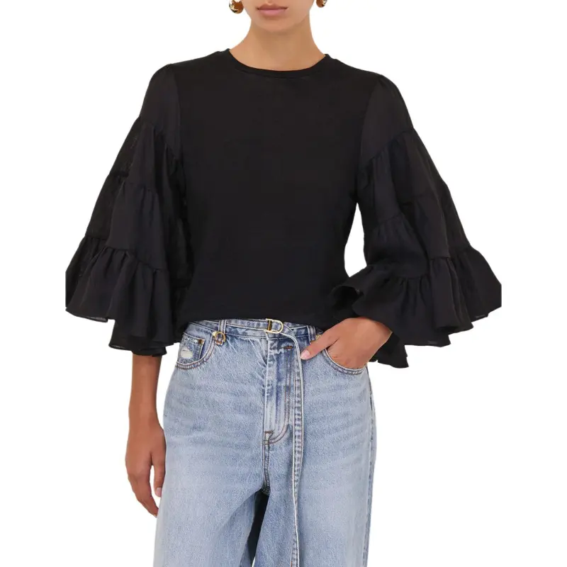 Zimmermann T Shirt Women's Black-2