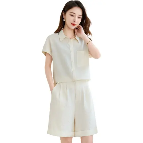 Yi Mengyuan Silk Shirt Matching Set Women's