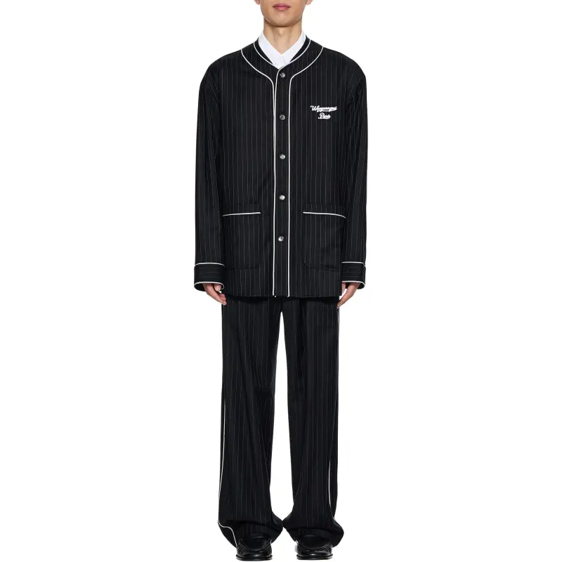 WOOYOUNGMI SS25 Shirt Men's Black-2