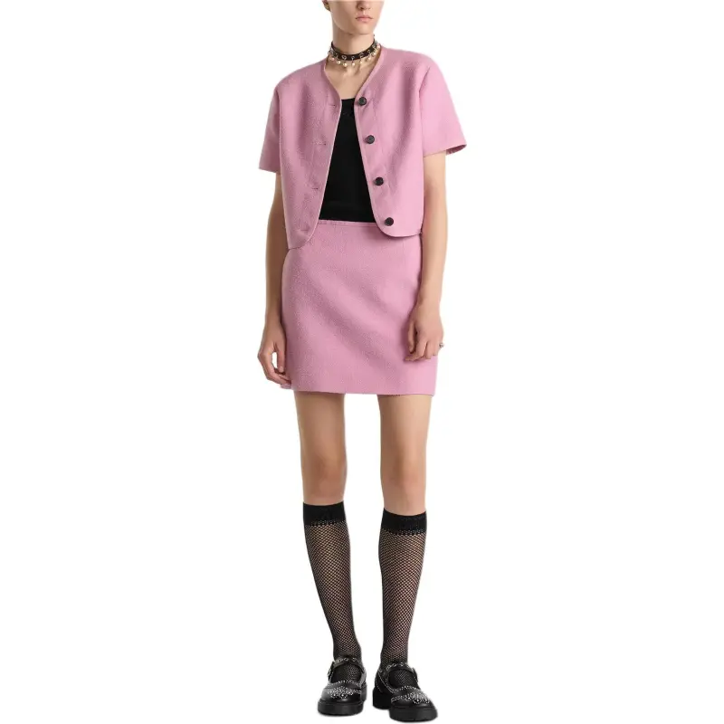 DIOR FW24 Casual Short Skirts Women's Pink-1
