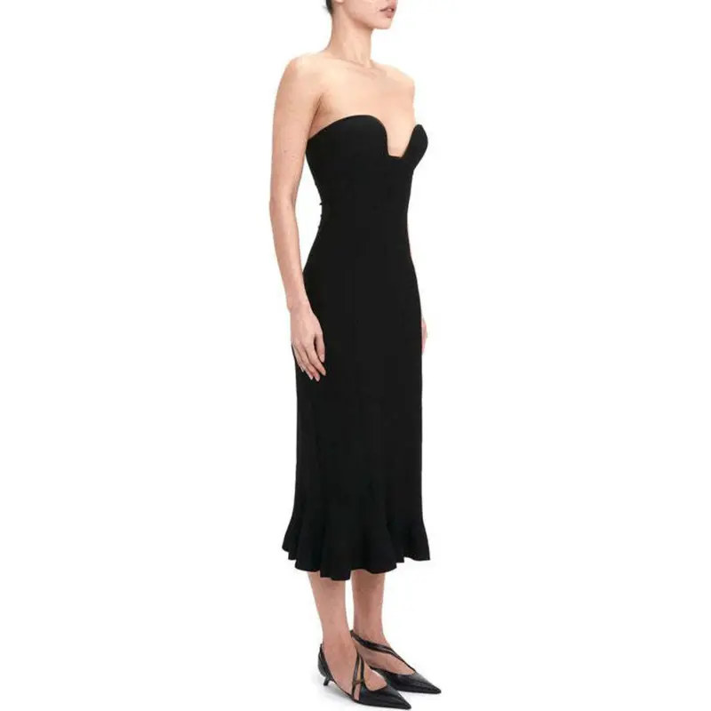 Nensi Dojaka Knitted Midi Dress-2