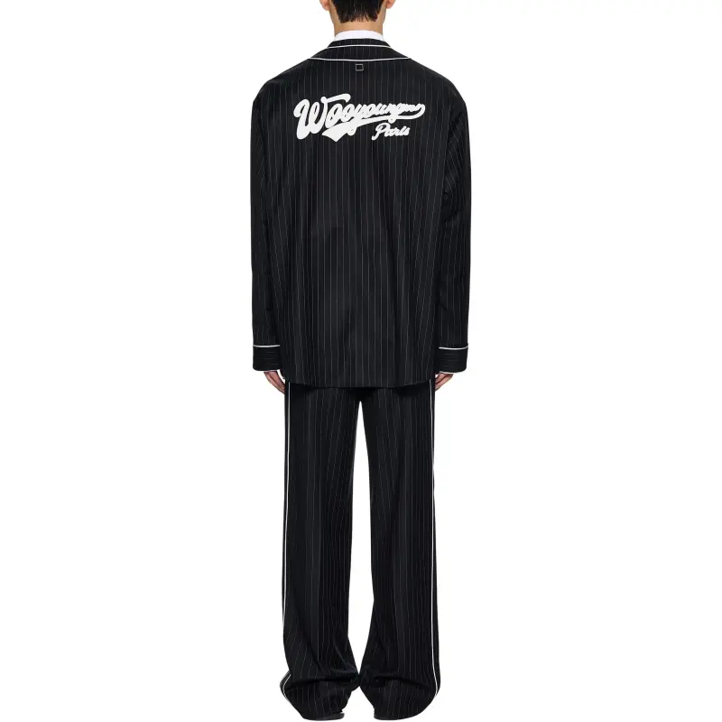 WOOYOUNGMI SS25 Shirt Men's Black-3