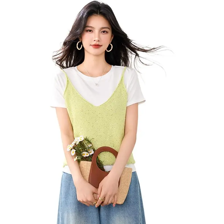 La Chapelle T-Shirts Women's Green-2