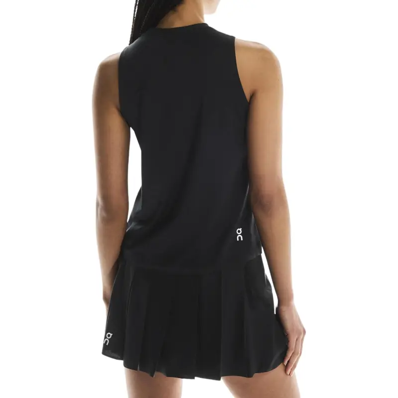 On CourtTank Tank Top Women's Pure Black-3