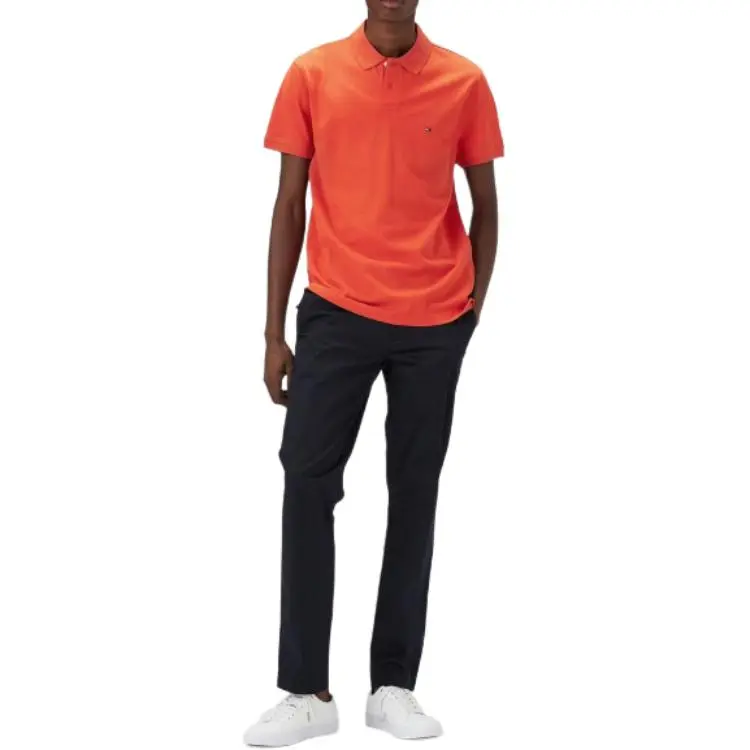 Tommy Hilfiger Polo Shirt Men's Orange-2