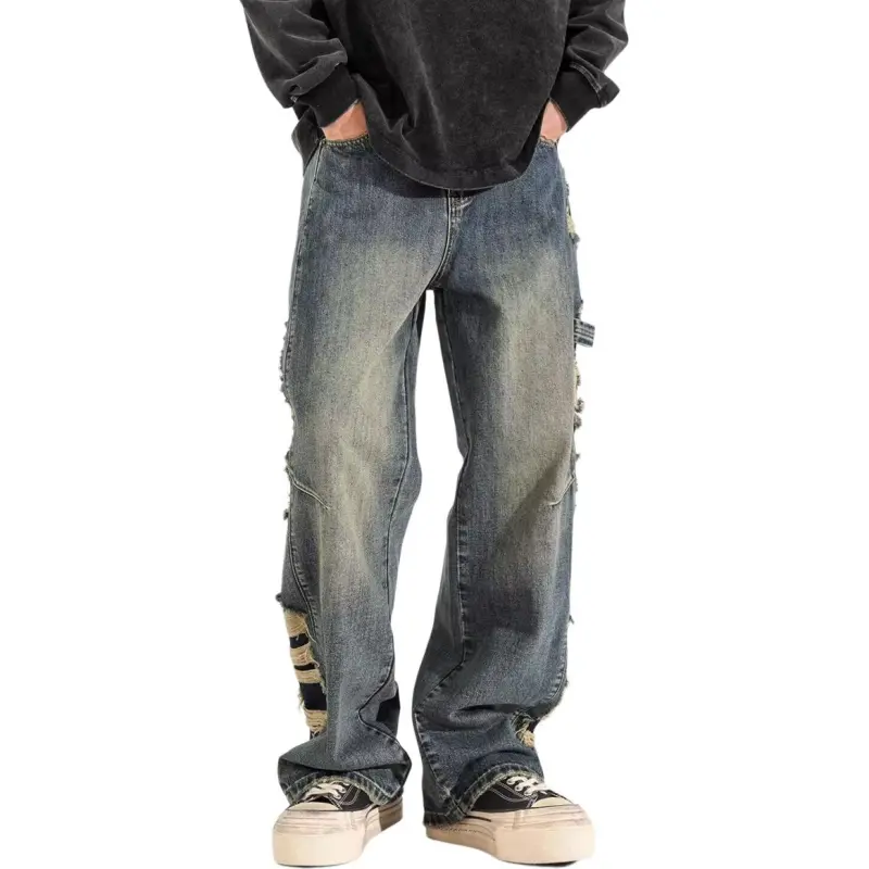YOFVV Jeans Unisex Blue-4