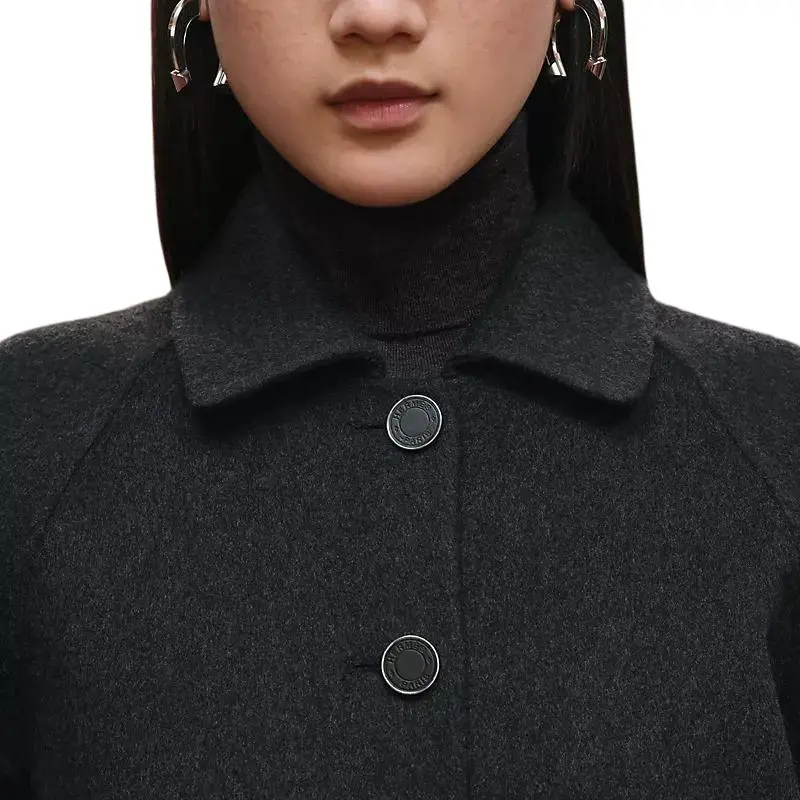 HERMES Jackets & Coats Women's Volcano Gray-4