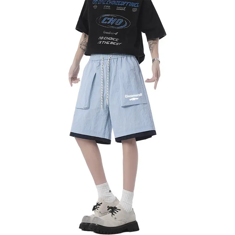 Sanrio x CINNAMOROLL Yugui Dog Casual Shorts Unisex-15