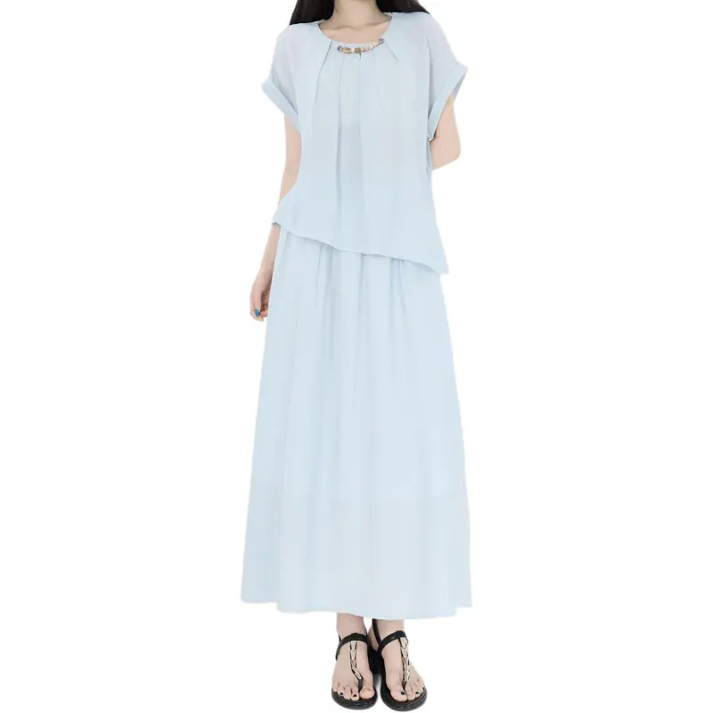 Kazakhstan Two Piece Skirt Sets Women's-4