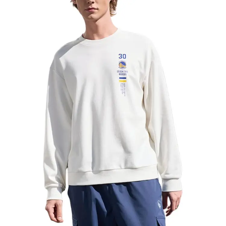 NBA Warriors Curry Sweatshirt Unisex Ecru-2