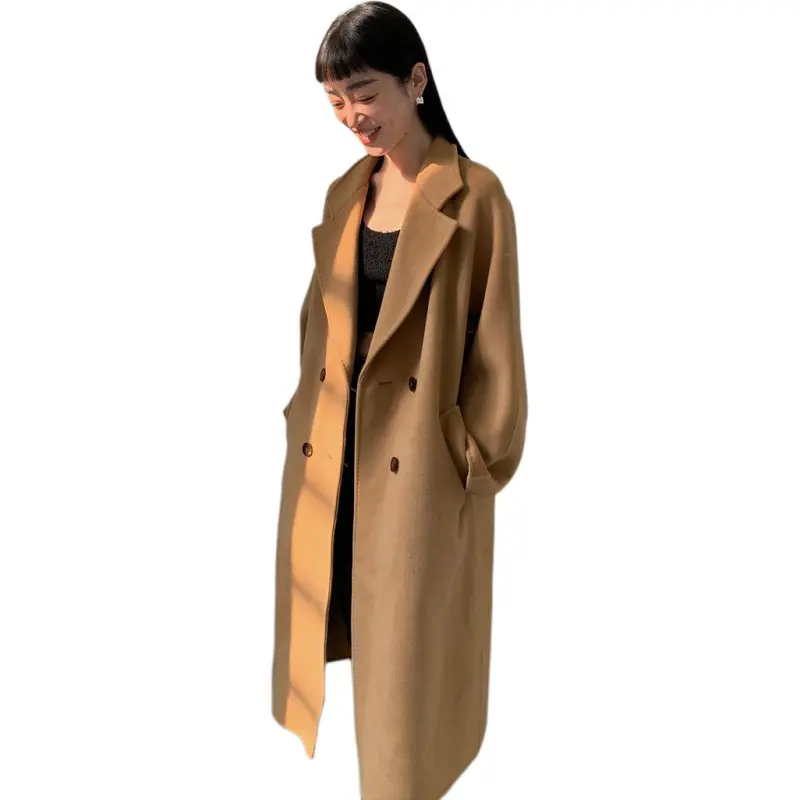 LETTRANS Coats Women's Camel-3