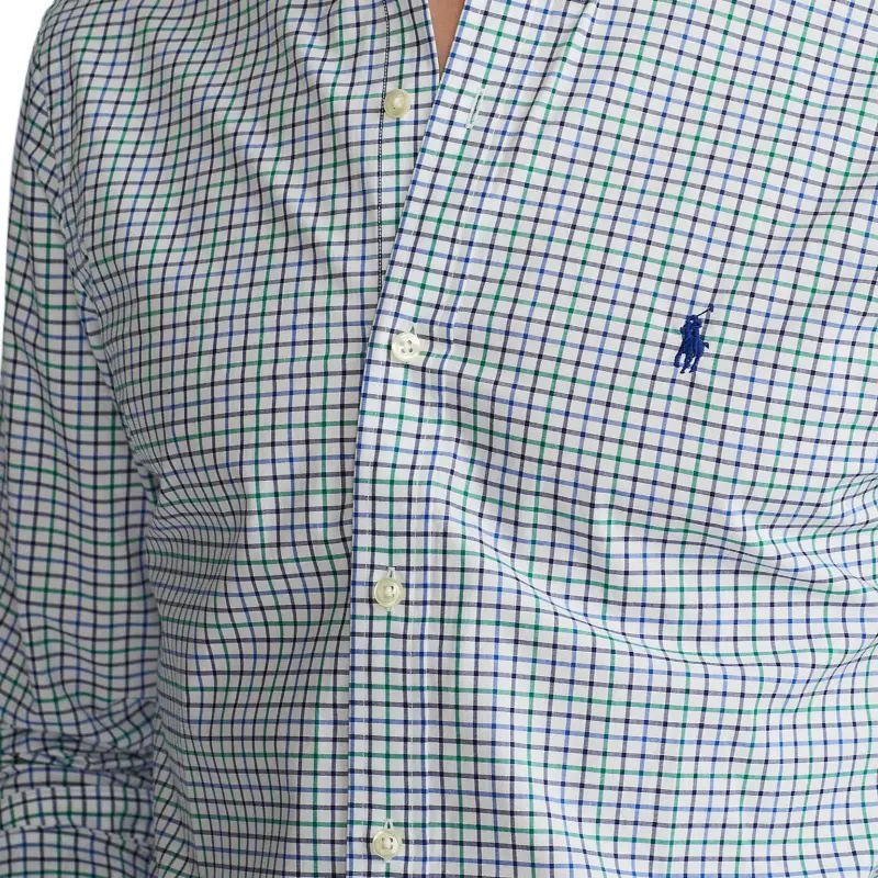 Polo Ralph Lauren SS24 Shirt Men's Blue Green-4