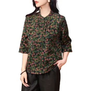 Yi Mengyuan Silk Shirt Women's Image Color
