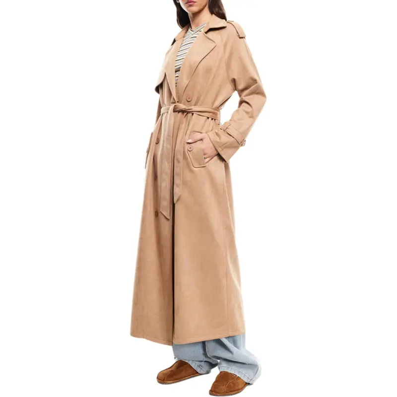 Lioness Trench Coats Women's Coffee-4