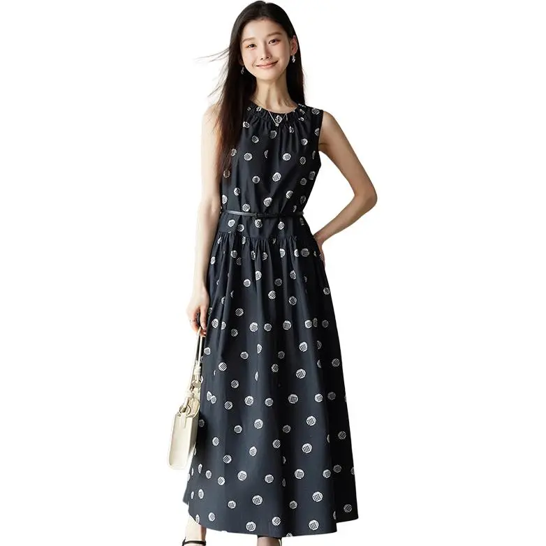 Yi Mengyuan Sleeveless Dress Women's-6
