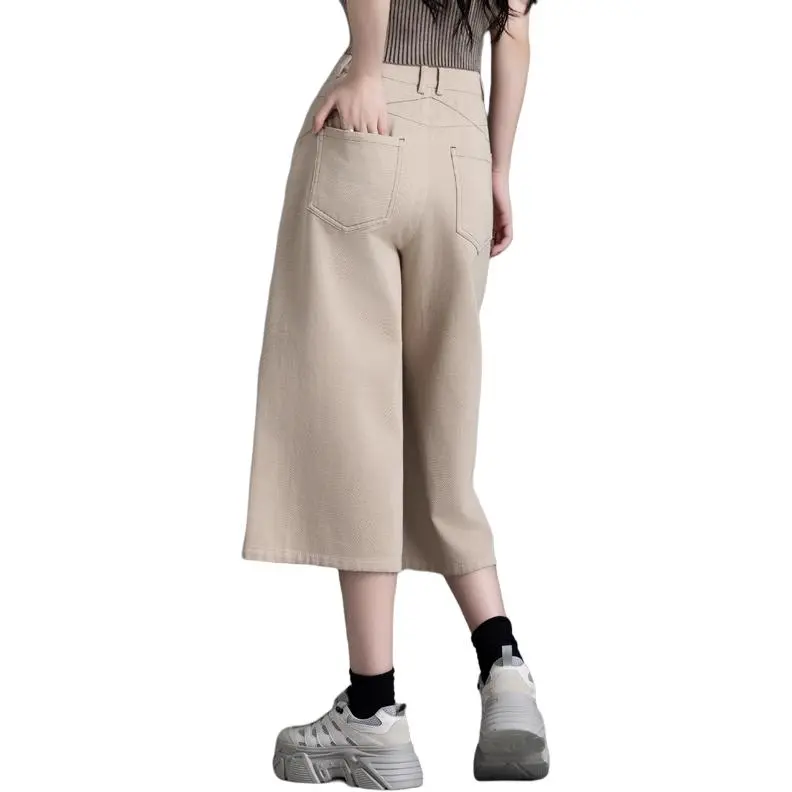 You Cow Me Pants Denim Shorts Women's-6