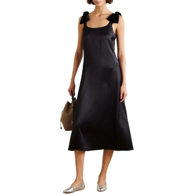 Chloe SS24 Slip Dresses Women's Black-2