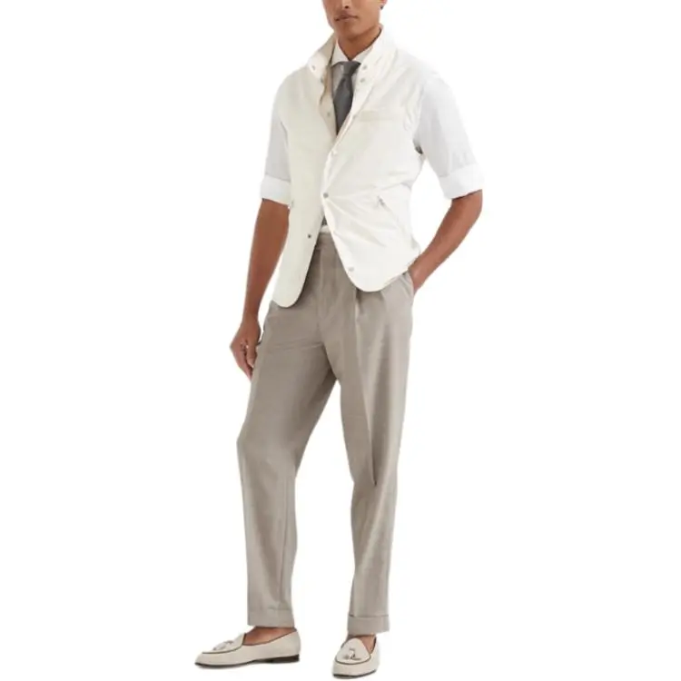 Brunello Cucinelli Long sleeve Cotton Shirt-1
