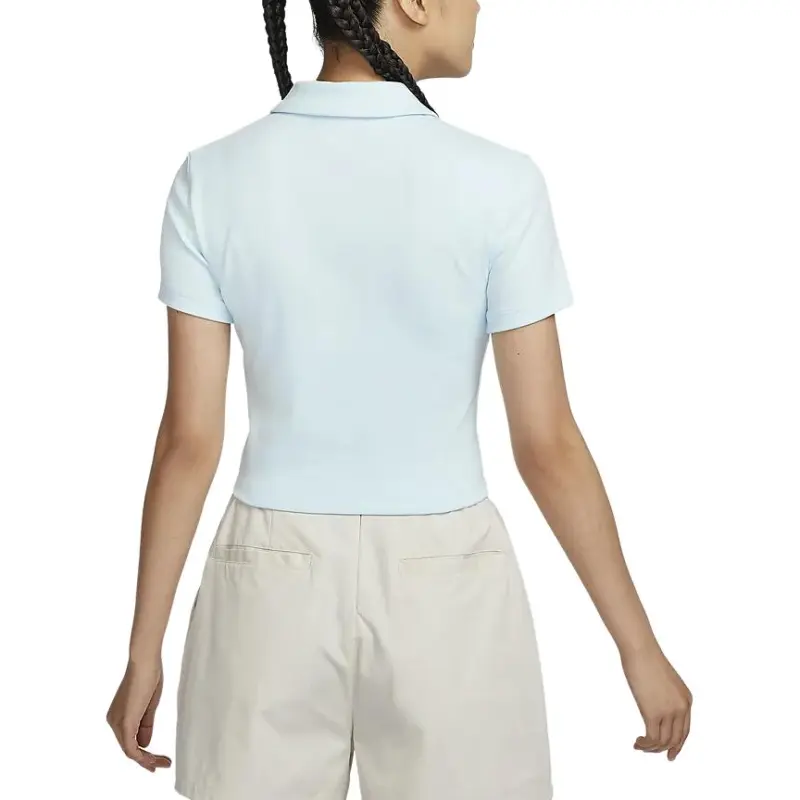 Nike Sportswear Essentials Series Polo Shirt Women's Glacier Blue/Sail White-2