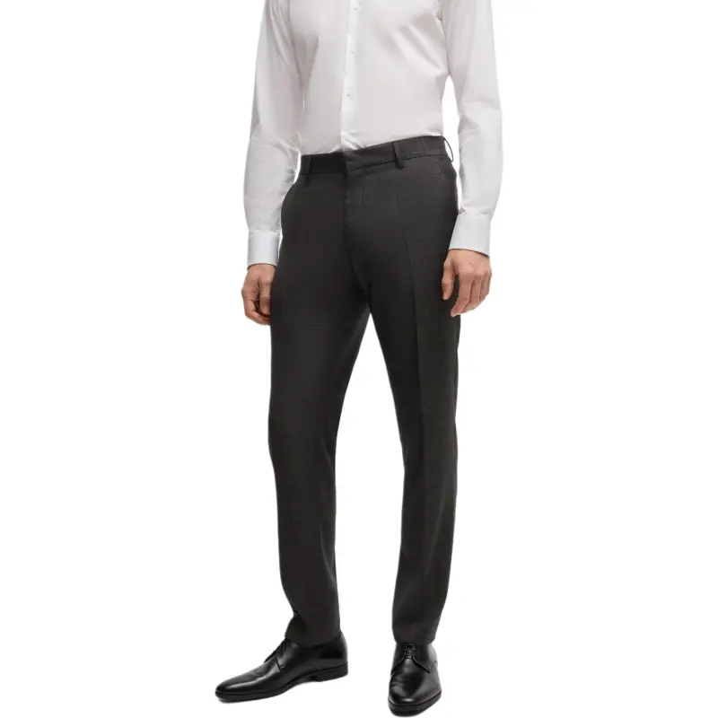 HUGO BOSS Business Suit Men's Brown-5