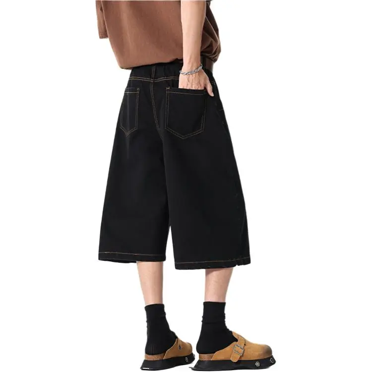 GOODHENLCE Denim Shorts Unisex-1