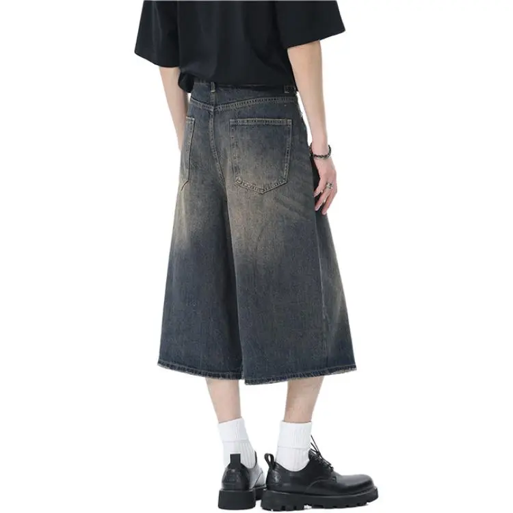 GOODHENLCE Denim Shorts Unisex-3